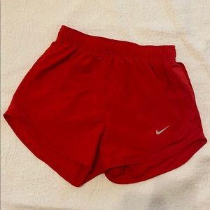 Red Nike Running Shorts